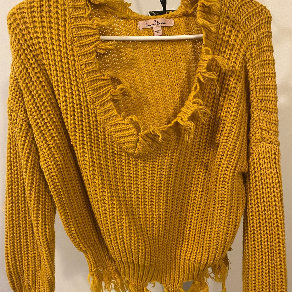 Yellow sweater